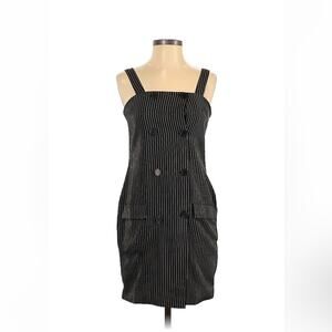 C+ original design boss babe pinstripe jumper sheath dress, size small